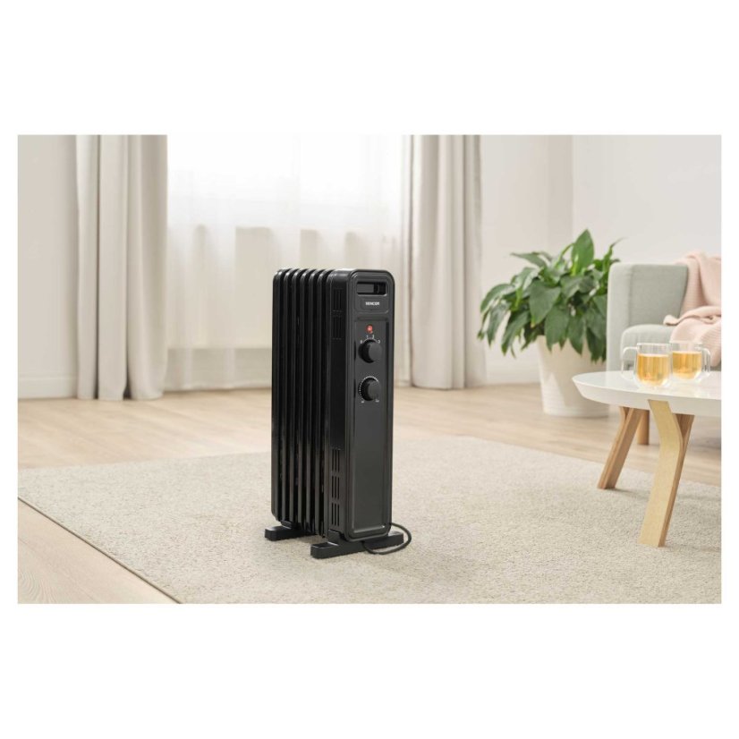 Elektrický olejový radiátor Sencor SOH 3507BK