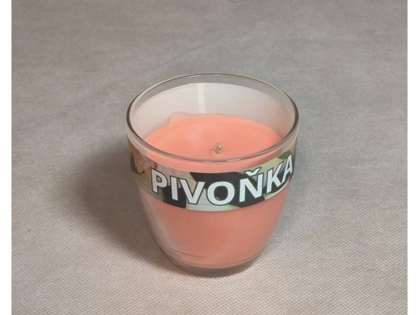 3681 1 svicka s vuni pivonek