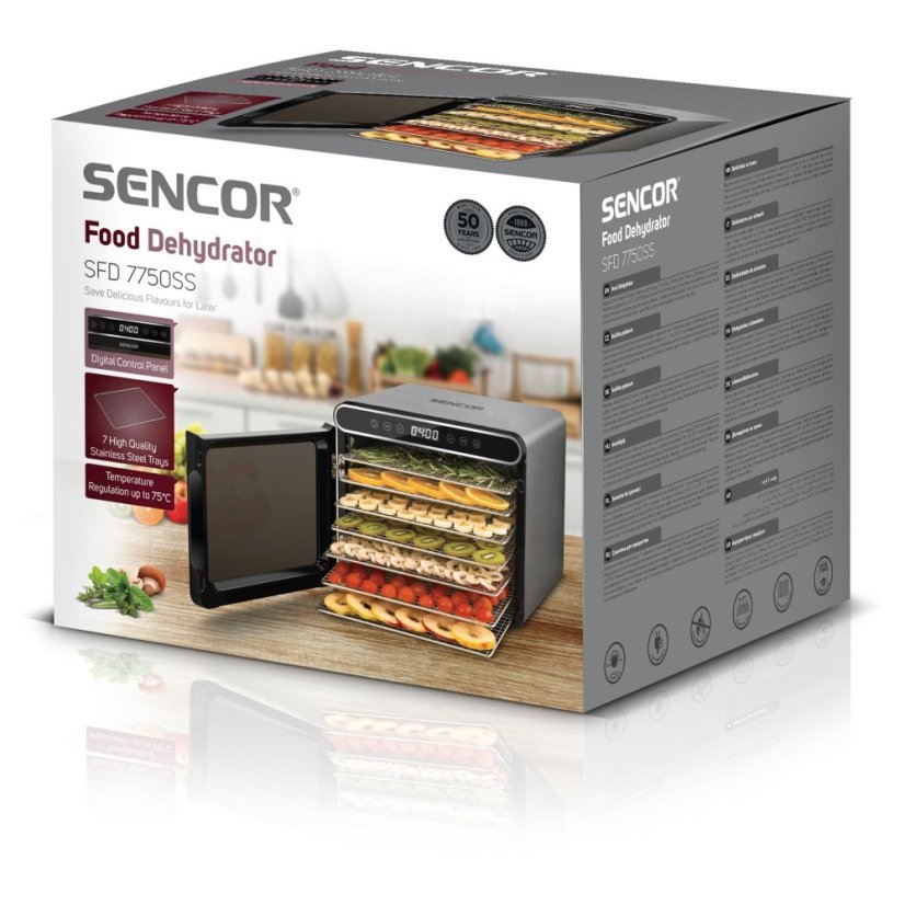 Sušička potravin Sencor SFD 7750SS 600 W