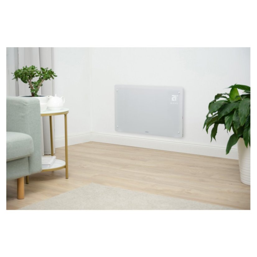 Chytrý skleněný konvektor Sencor SCF 4240WH