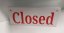 Závěsná cedule Open/Close PETG barevná