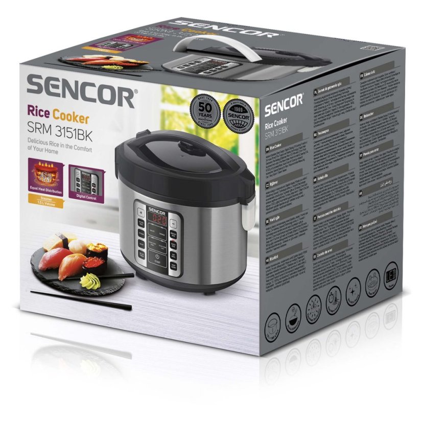 Multifunkční rýžovar Sencor SRM 3151BK