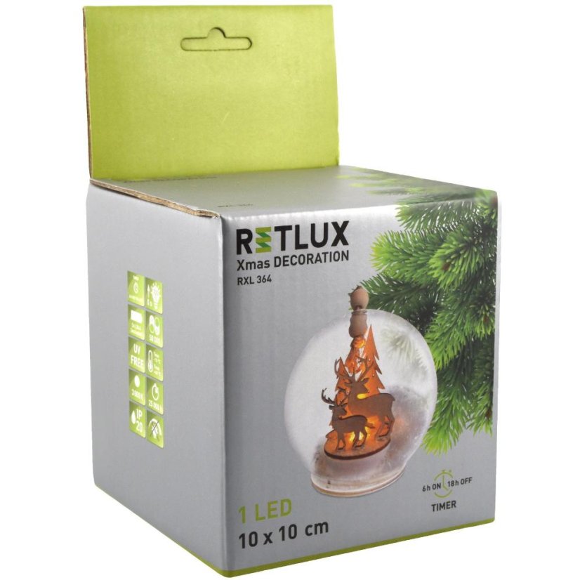 Skleněná ozdoba Retlux RXL 364